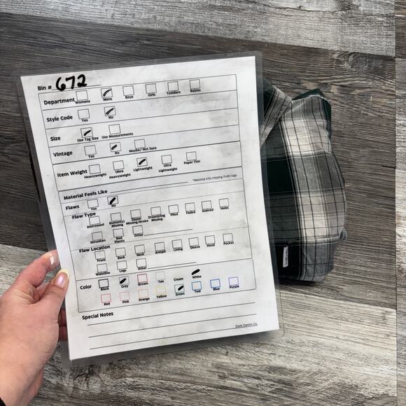 Carhartt Flannel Tartan Plaid Gray White Green Mens L Relaxed Button Twill Shirt - Picture 8 of 8